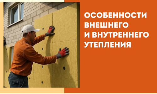 Какие особенности внешнего и внутреннего утепления в Черняховске