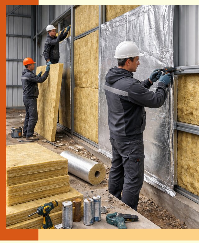 Утепление металлического ангара профессионально в Черняховске