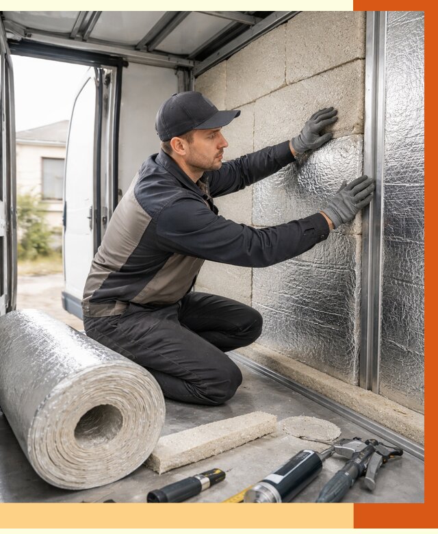 Утепление фургона рефрижератора в Черняховске от 13100 руб./м² под ключ | ТепломастерЧрх