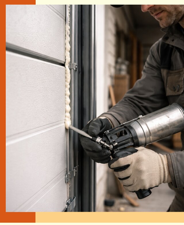 Заполнение пустот ворот в Черняховске профессионально и герметично