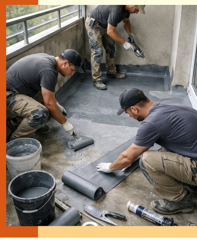 Гидроизоляция балкона в Черняховске: надежная защита от протечек